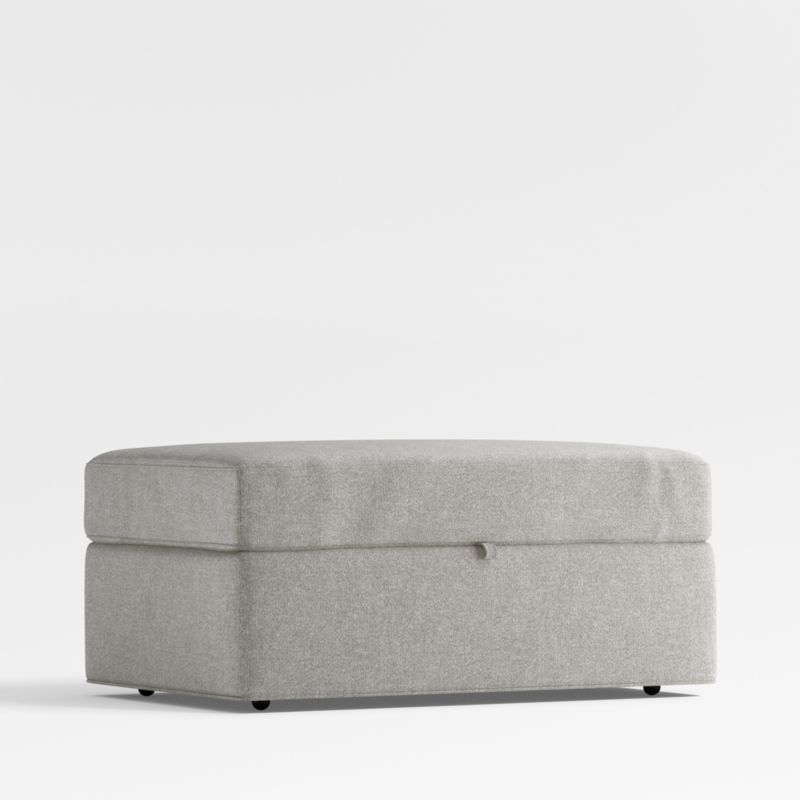 Axis Classic Storage Ottoman with Tray - image 3 of 7