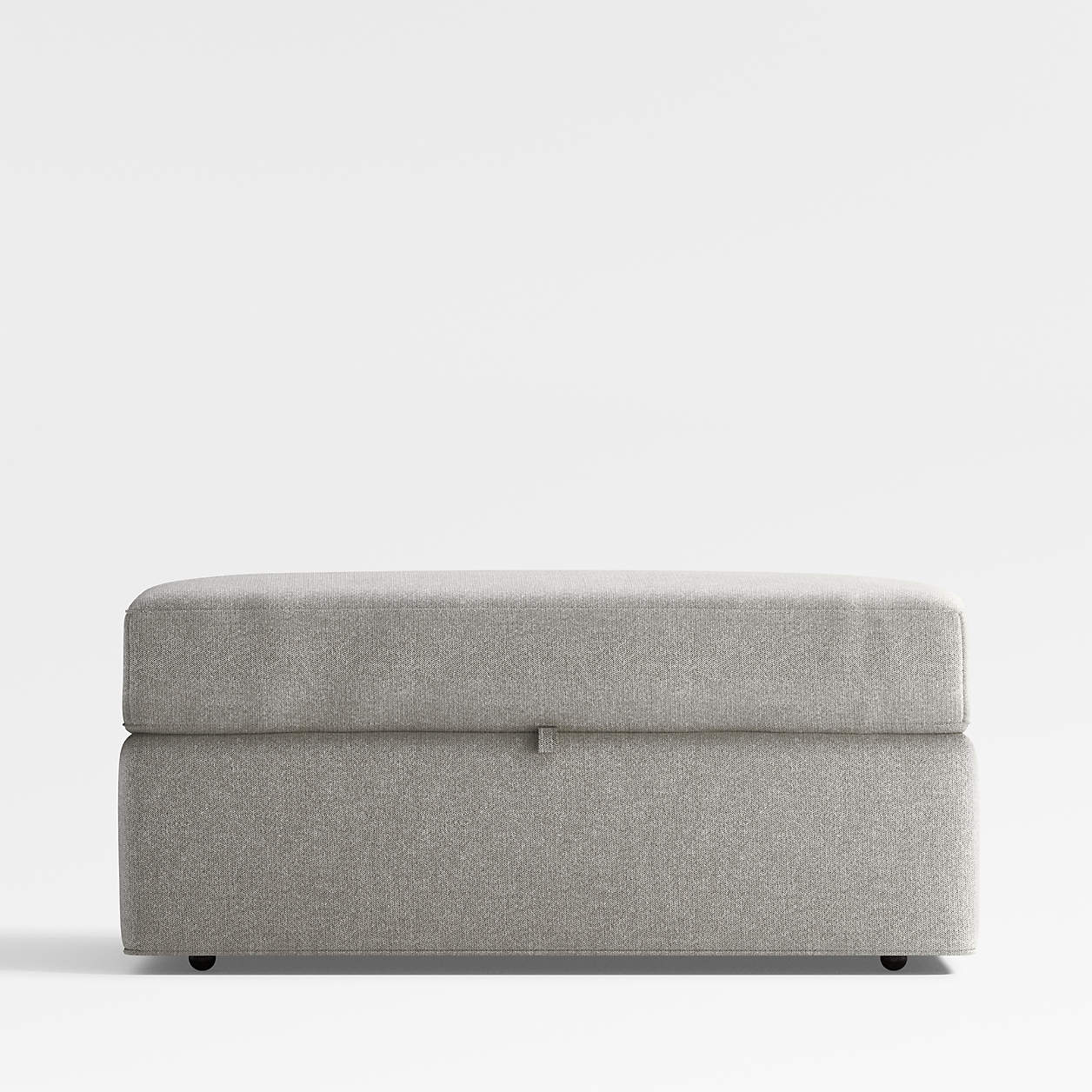 Axis Classic Storage Ottoman with Tray Crate & Barrel