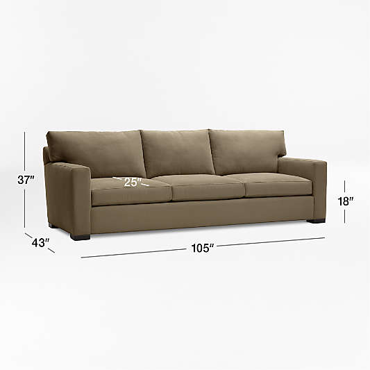 Axis 3-Seat 105" Grande Sofa