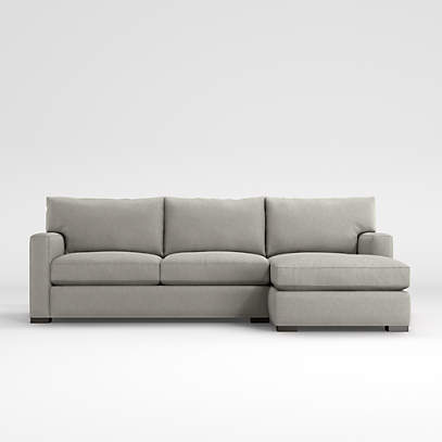 Axis Grey Sectional With Chaise, Crate And Barrel Sectional Sofa With Chaise