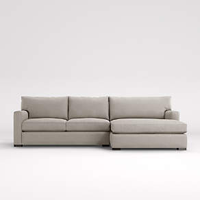 crate and barrel lounge ii double chaise