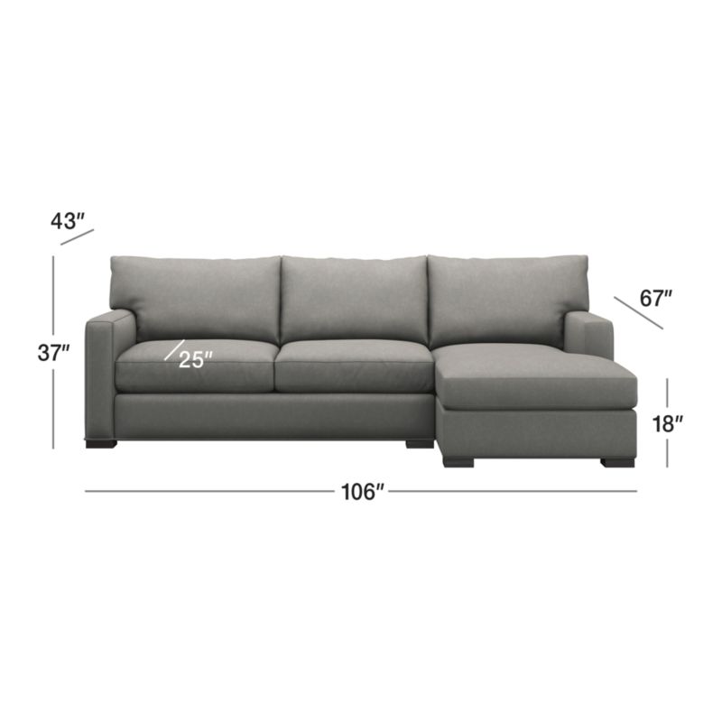 View Axis 2-Piece Sectional Sofa with Right-Arm Storage Chaise - image 3 of 7