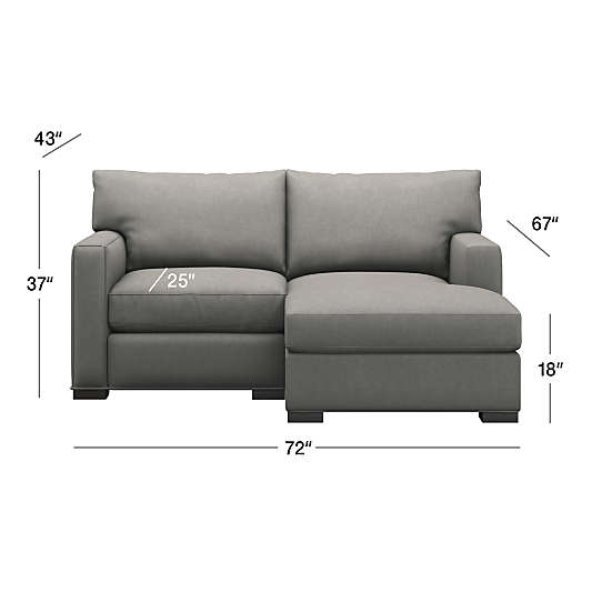 Axis 2-Piece Sectional Sofa with Right-Arm Storage Chaise