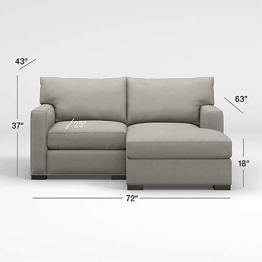 Axis 2-Piece Sectional Sofa with Right-Arm Storage Chaise