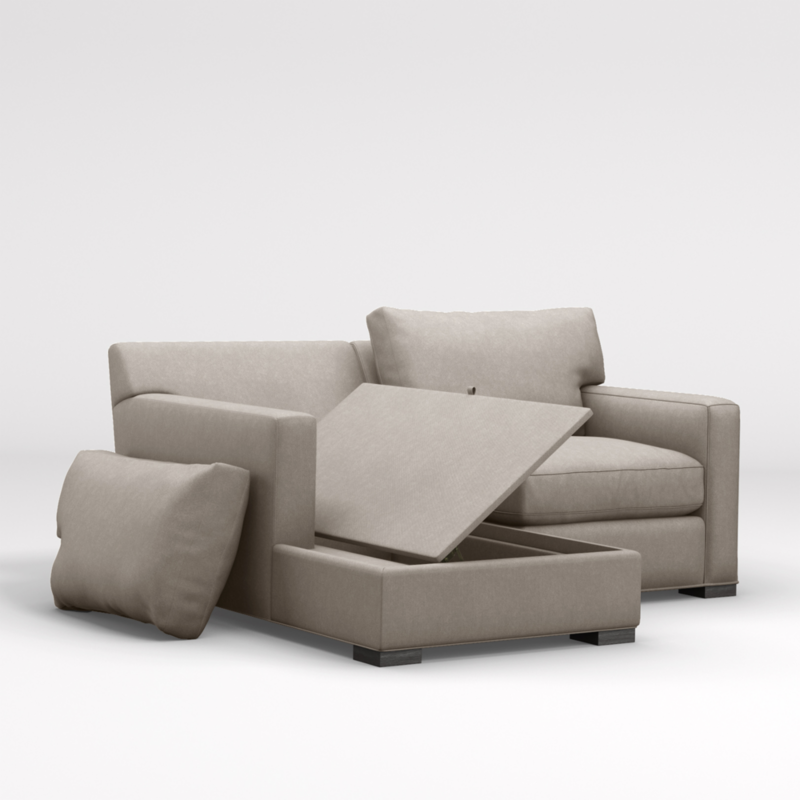 Axis 2-Piece Small Space Sectional Sofa with Storage Chaise Lounge - image 13 of 13