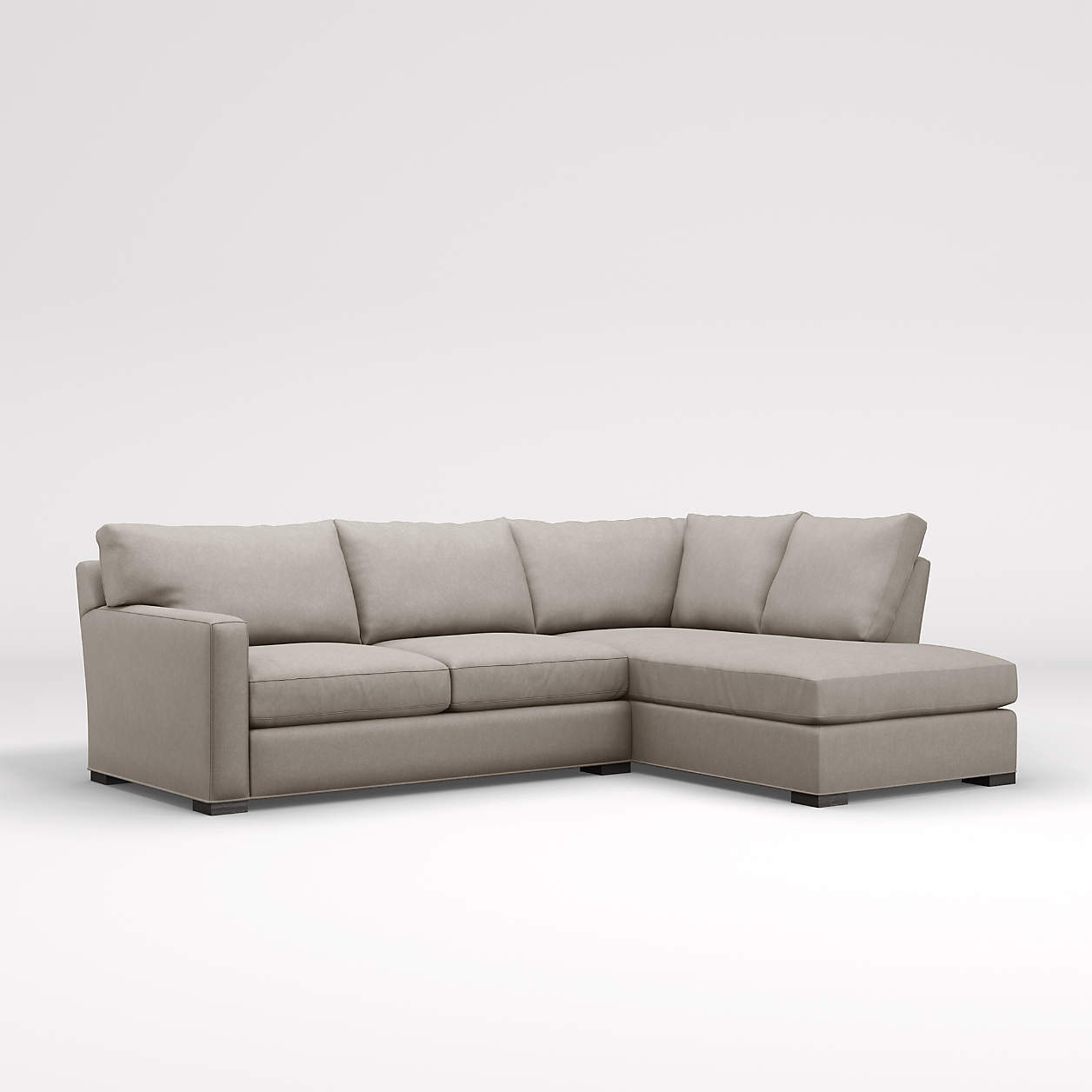 Axis 2Piece Sectional with RightArm Corner Bumper Crate & Barrel