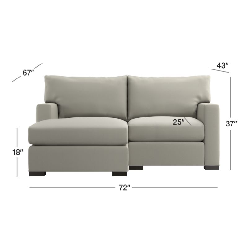 View Axis 2-Piece Small Space Sectional Sofa - image 3 of 8