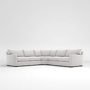 Axis 3 Piece Sectional Sofa Reviews Crate Barrel