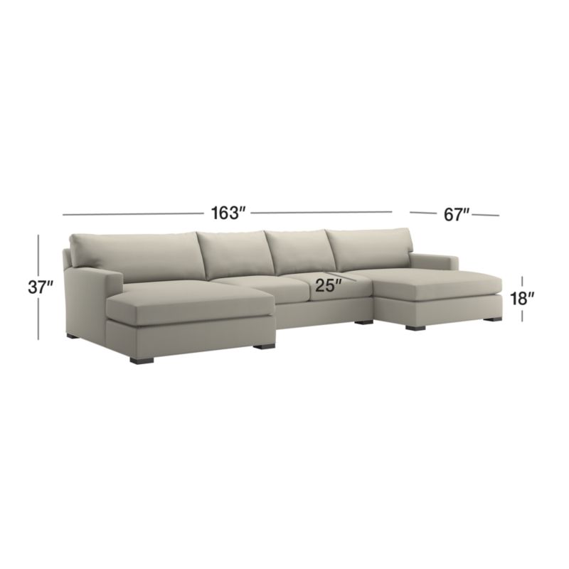 View Axis 3-Piece Sectional Sofa - image 3 of 8