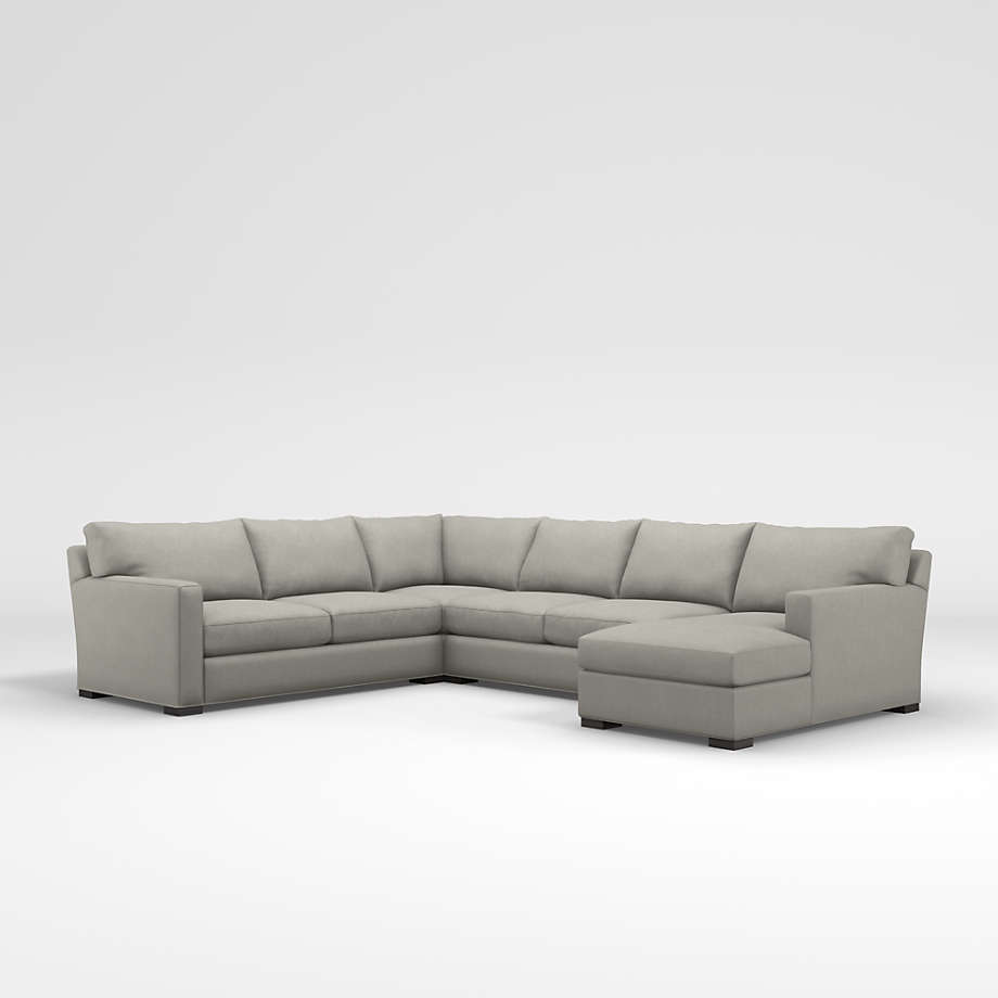 Axis 4Piece UShaped Sectional Sofa with RightArm Storage Chaise