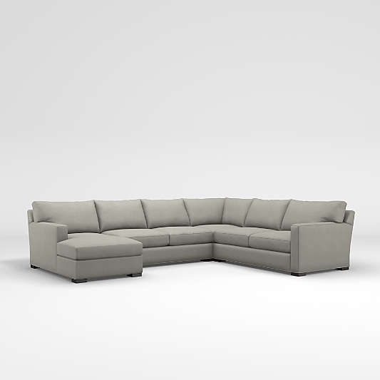 Axis 4-Piece U-Shaped Sectional Sofa with Left-Arm Storage Chaise