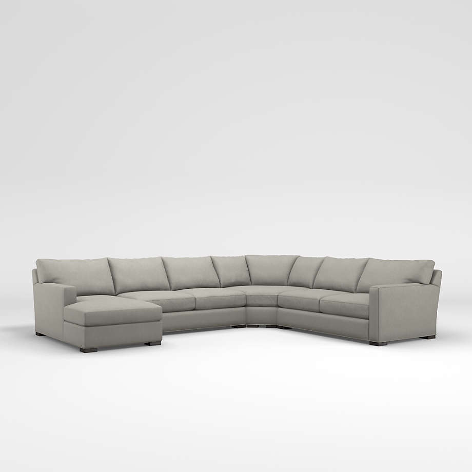 Axis 4Piece Apartment Sectional Sofa with LeftArm Storage Chaise