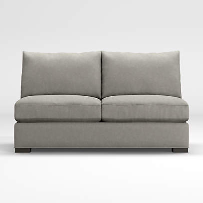 Axis Brown Armless Sleeper Sofa