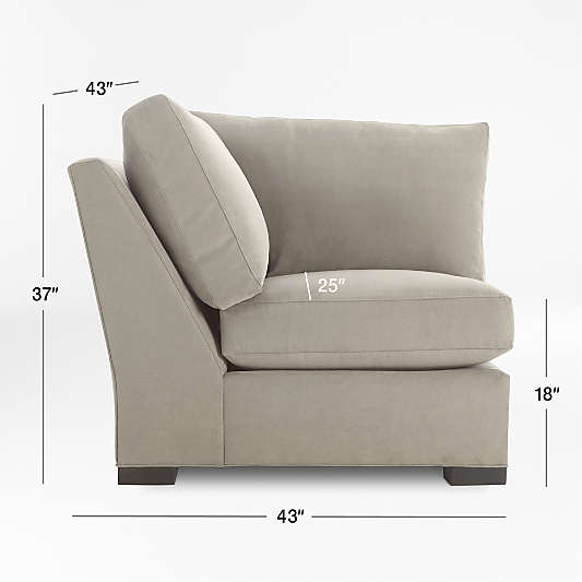Axis Corner Chair Sectional Piece