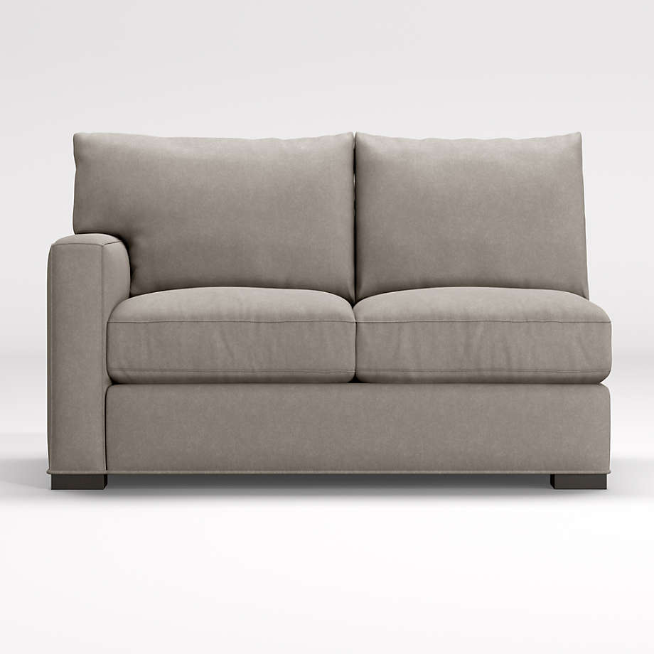 Axis Left Arm Loveseat + Reviews | Crate & Barrel