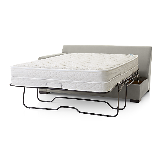 Axis Left-Arm Full Sleeper Sofa Sectional Piece with Air Mattress