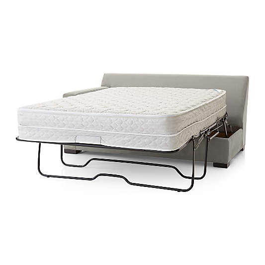 Axis Left-Arm Full Sleeper Sofa Sectional Piece with Air Mattress
