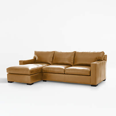 Axis Leather 2-Piece Sectional Sofa