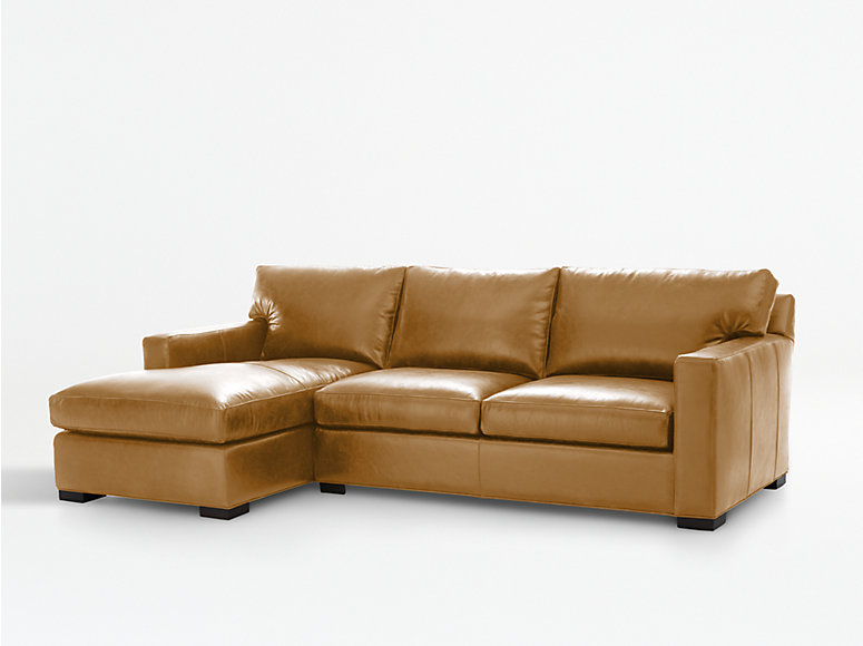 Axis Leather Sectional Sofas