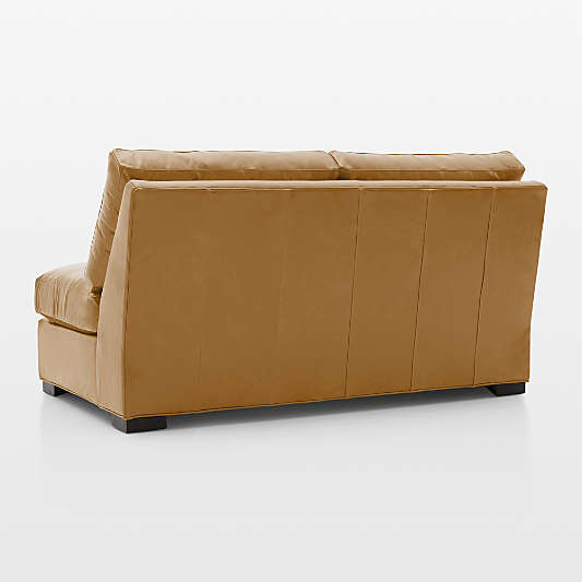 Axis Leather Armless Full Sleeper Sofa