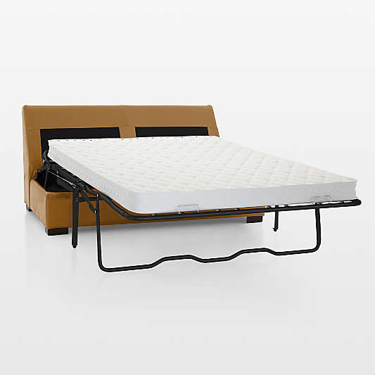 Axis Leather Armless Full Sleeper Sofa Sectional Piece