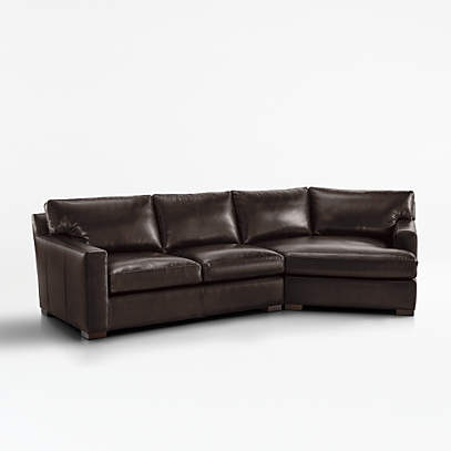 Axis Leather 2 Piece Right Arm Angled Chaise Sectional Sofa Crate And Barrel - 2 Piece Sectional Sofa Leather Axis Leather 2 Piece Right Arm Angled Chaise Sectional Sofa Crate And Barrel - 2 Piece Sectional Sofa Leather