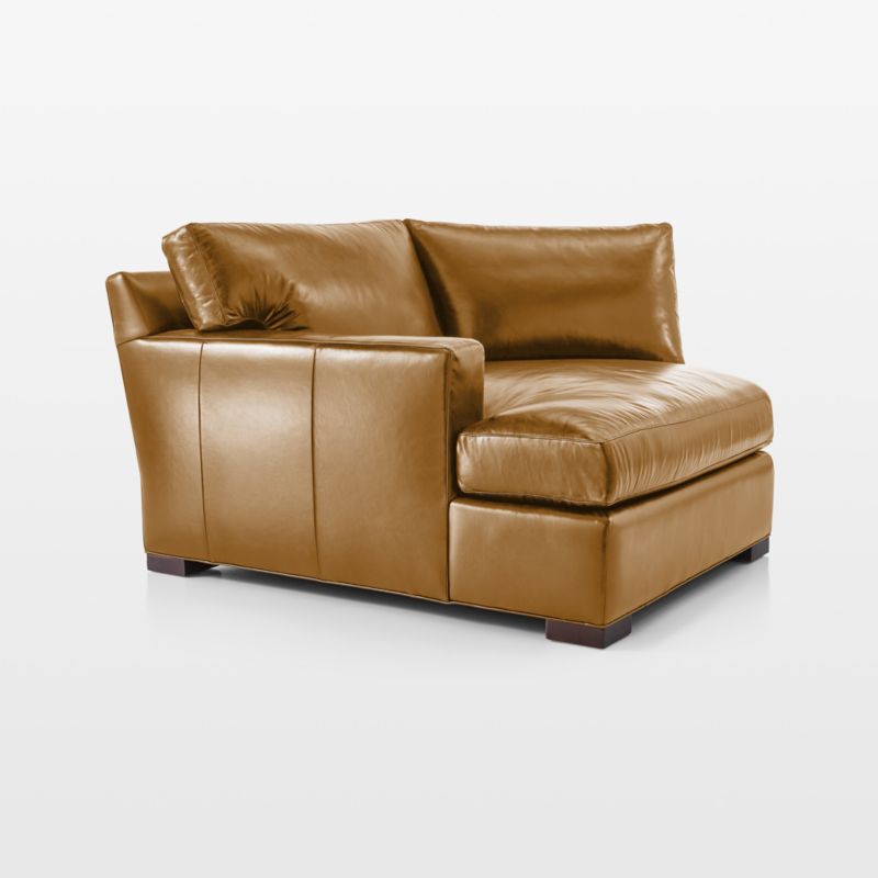 Axis Leather Left Arm Angled Chaise Lounge - image 6 of 7