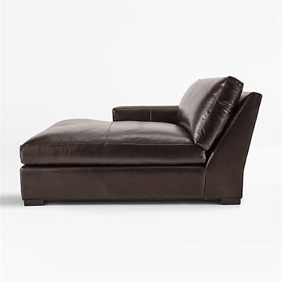 crate and barrel lounge ii double chaise