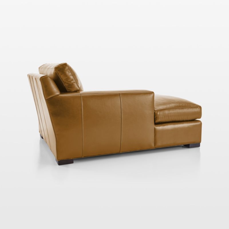 Axis Leather Left-Arm Extra Wide Chaise Lounge - image 4 of 6