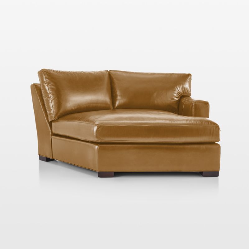 Axis Leather Right Arm Angled Chaise Lounge - image 4 of 6