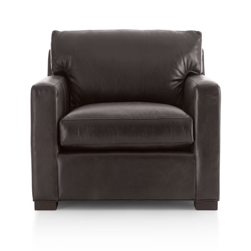 Axis Leather 40" Chair | Crate & Barrel