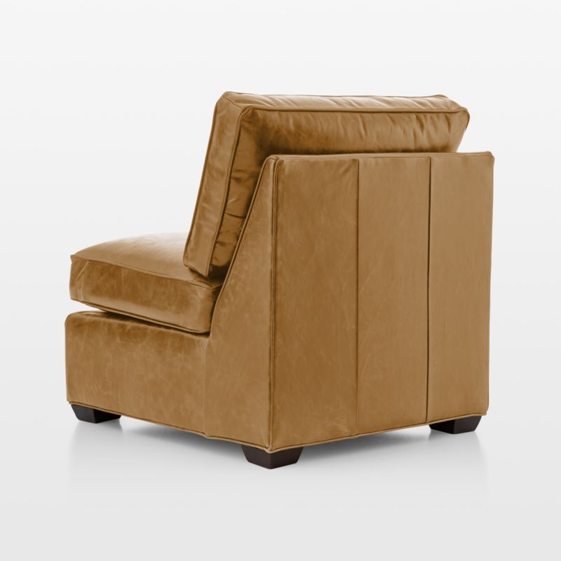 Axis Leather Armless Chair - image 4 of 6