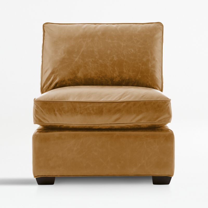 Axis Leather Armless Chair - image 0 of 6