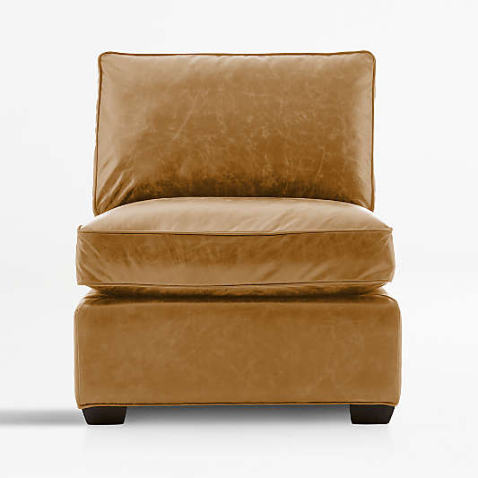 Axis Leather Armless Chair