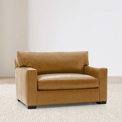 Axis 58" Leather Chair and a Half