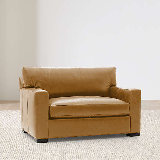Axis 58" Leather Chair and a Half