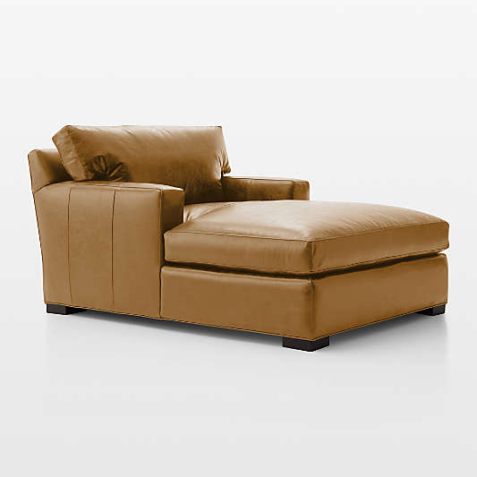 Axis 48" Leather Chaise Lounge