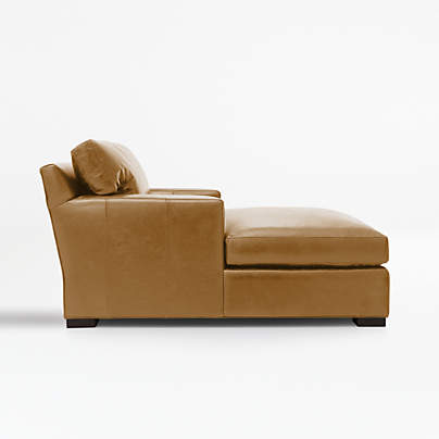 Axis Leather Chaise Lounge