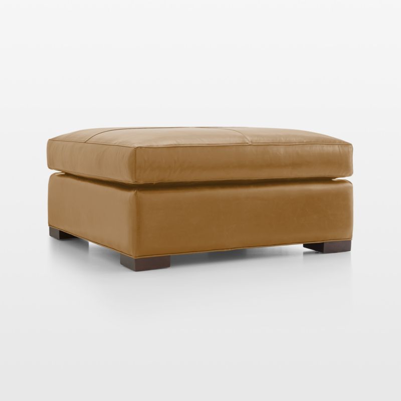 Axis Leather Square Cocktail Ottoman - image 6 of 6