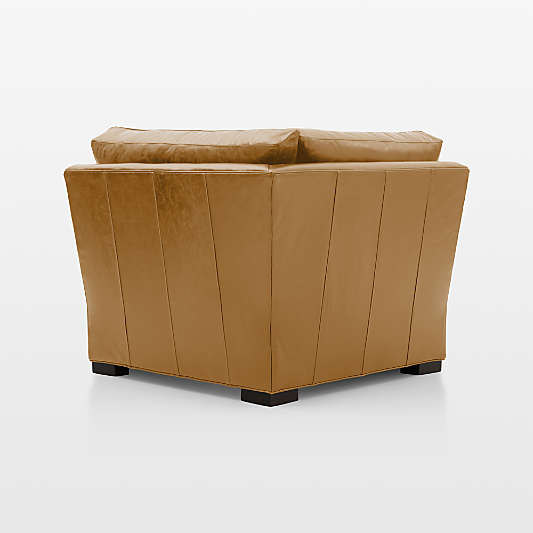 Axis Leather Corner Chair Sectional Piece