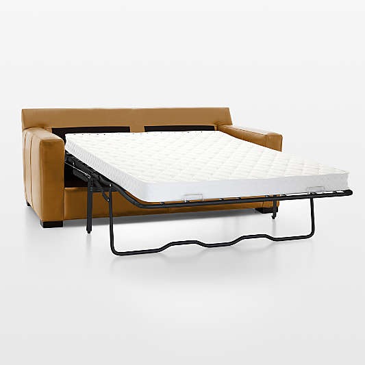 Axis 76" Leather Full Sleeper Sofa