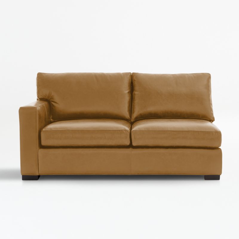 Axis Leather Left Arm Apartment Sofa - image 0 of 5