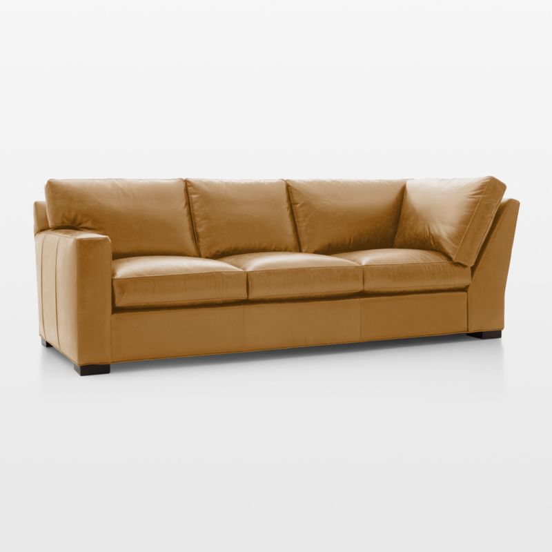 Axis Leather Left Arm Corner Sofa - image 3 of 6