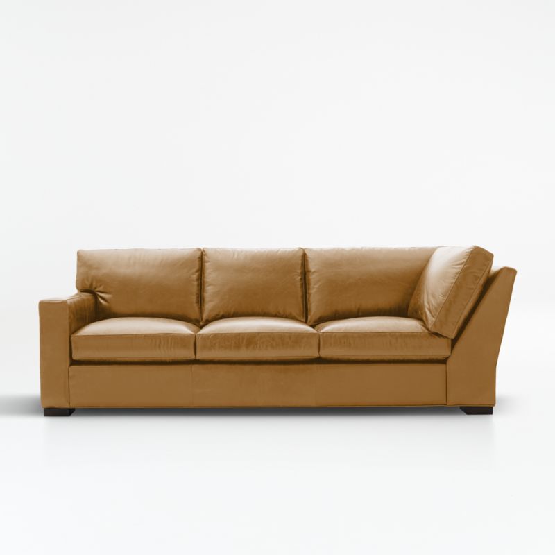 Axis Leather Left Arm Corner Sofa - image 0 of 6