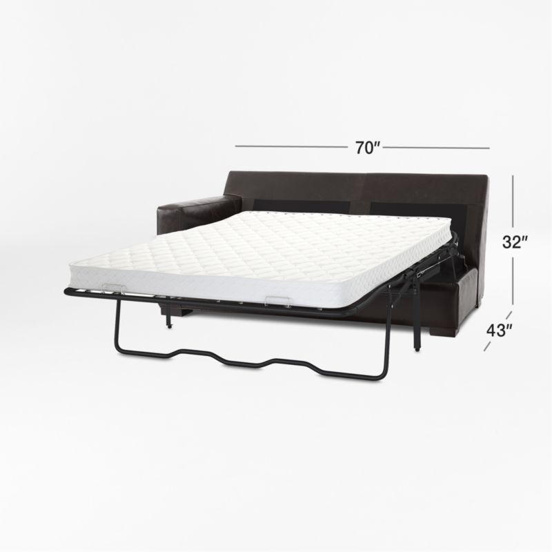 View Axis Leather Left Arm Full Sleeper Sofa - image 3 of 8