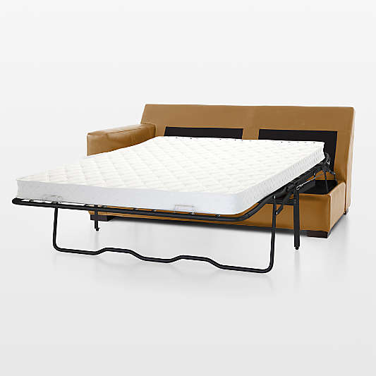 Axis Leather Left-Arm Full Sleeper Sofa Sectional Piece