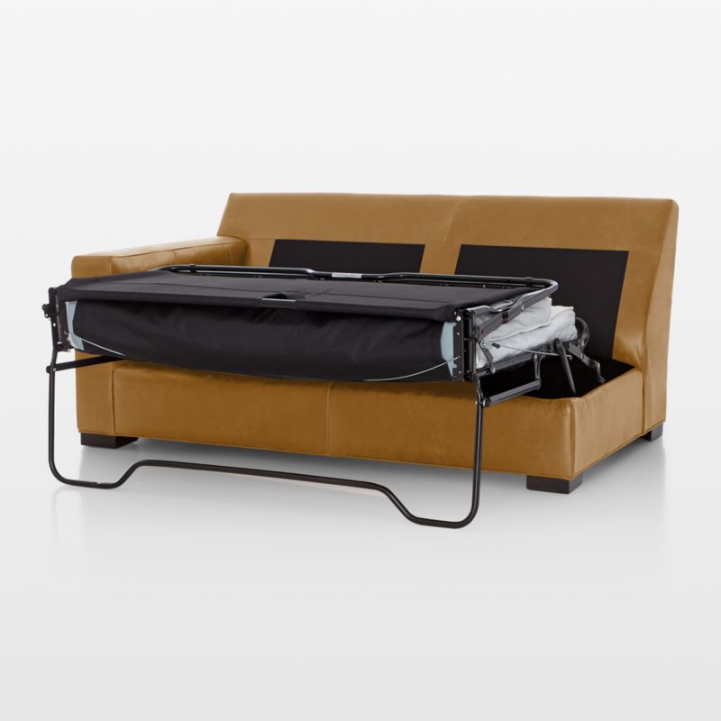 Axis Leather Left Arm Full Sleeper Sofa with Air Mattress - image 6 of 6