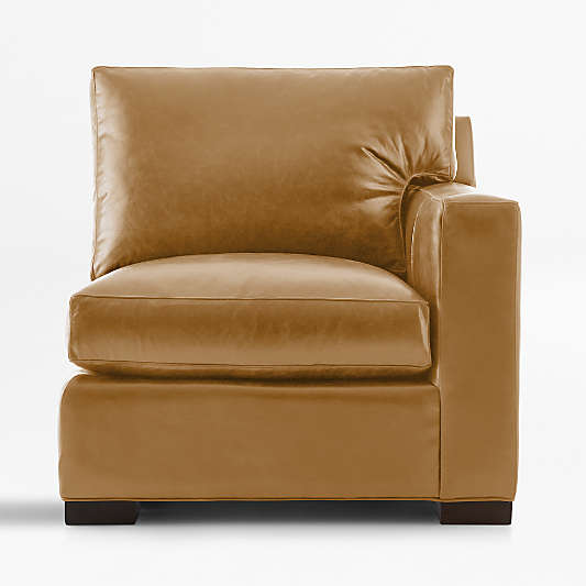 Axis Leather Right Arm Sectional Chair