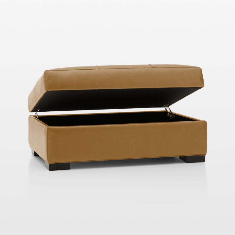 Axis Leather Storage Ottoman - image 4 of 5