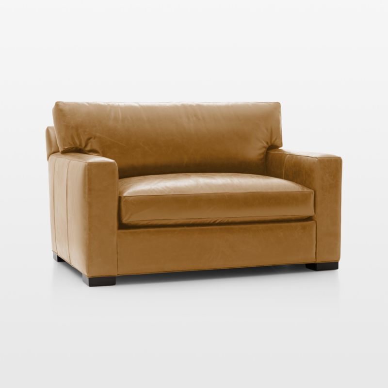 Axis Leather Twin Sleeper Sofa - image 3 of 7